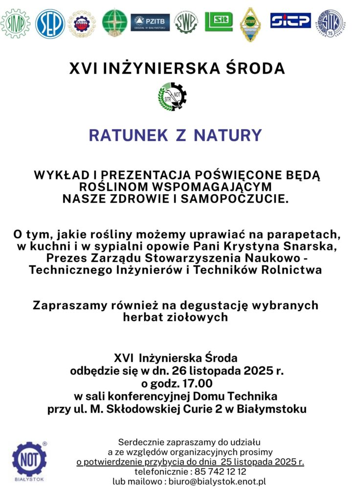 XVI Inzynierska Sroda