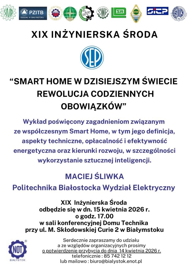 XIX INŻYNIERSKA ŚRODA